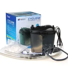 RESUN 3W 200L/H Mini Aquarium External Canister Filter For 60L Fish Tank Filter Media AC220-240V RESUN 3W 200L/H Mini Aquarium External Canister Filter For 60L Fish Tank Filter Media AC220-240V
