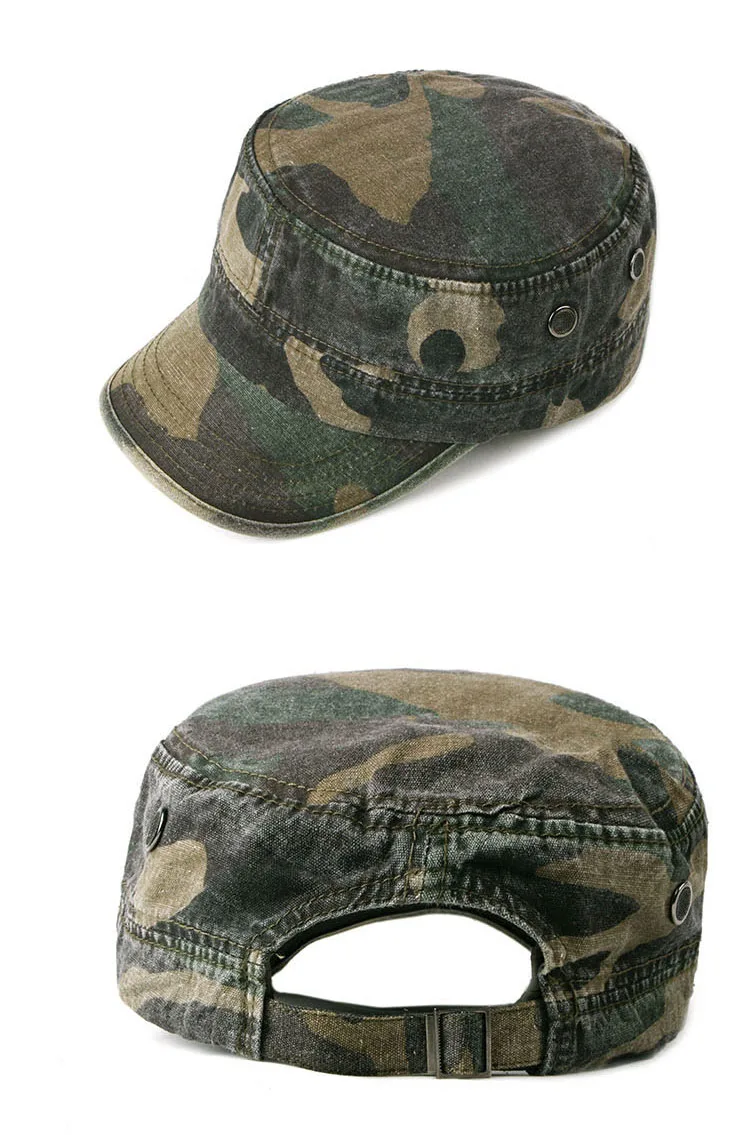 [AETRENDS] камуфляжная военная шляпа, плоские головные уборы для мужчин и женщин, армейская шапка, моряк, капитан, военная шапка, Z-6707