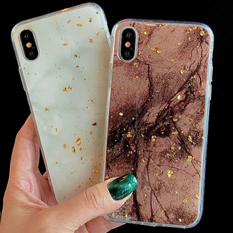 Силиконовые Мрамор симпатичный чехол для iPhone 8 плюс 7 plus Чехлы мягкий телефона 6 S 6s