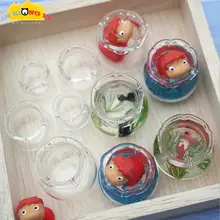 5 шт. Миниатюрные для аквариума DIY украшения из смолы инструменты прозрачные золотые рыбки танки ювелирные изделия ручной работы с подвеско...(China)