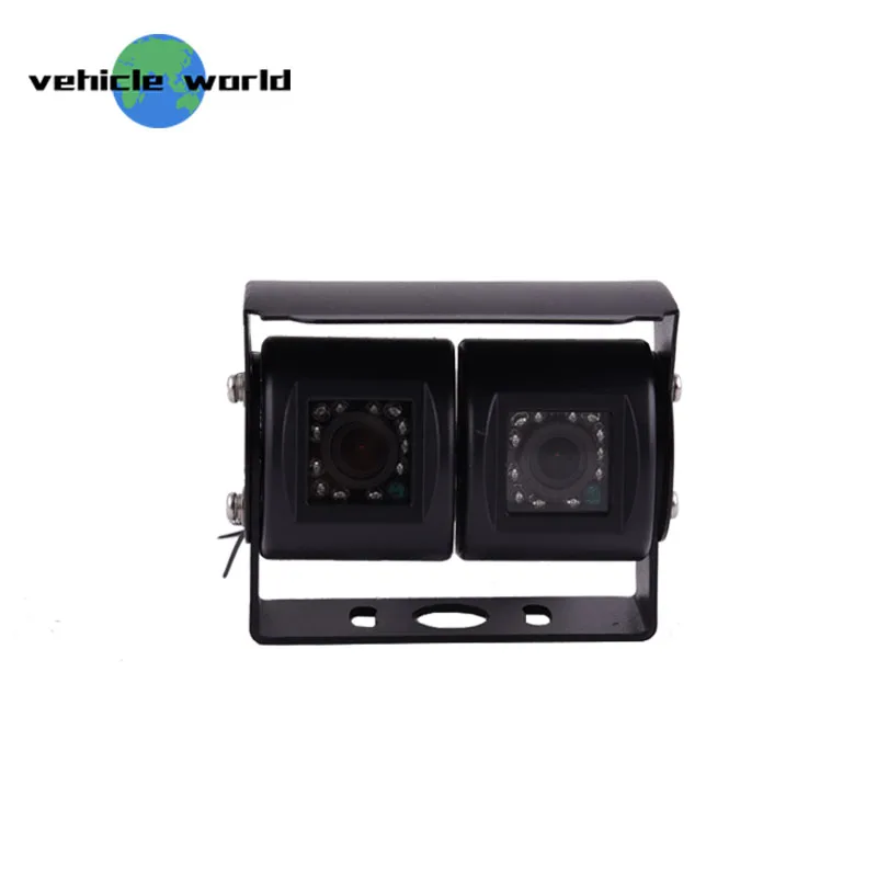 DC12V IP68 водонепроницаемый 1/3 ''cmos с двумя объективами Автомобильная камера
