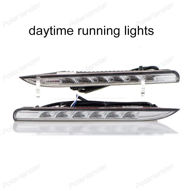 2pcs AUTO Fog Lamp DRL Daytime Running Light for R/enault K/oleos 6LEDS 2011 -2013 Car LED