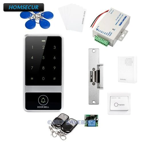 

HOMSECUR Metal Case DIY Access Control System Waterproof Design For Outdoor and Indoor Usage