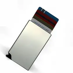Casekey металлический Rfid защищенный держатель кредитной карты Автоматический алюминиевый футляр для карт