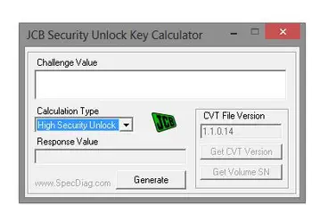 

JCB SECURITY UNLOCK KEY CALCULATOR v0.2