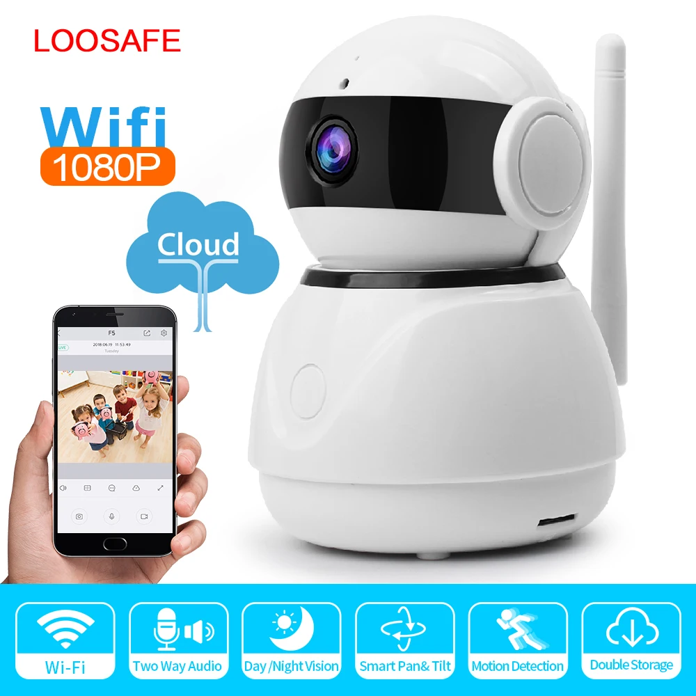 LOOSAFE камера безопасности Wi Fi Видеоняни и радионяни Няня Cam 720 P Беспроводной Камеры