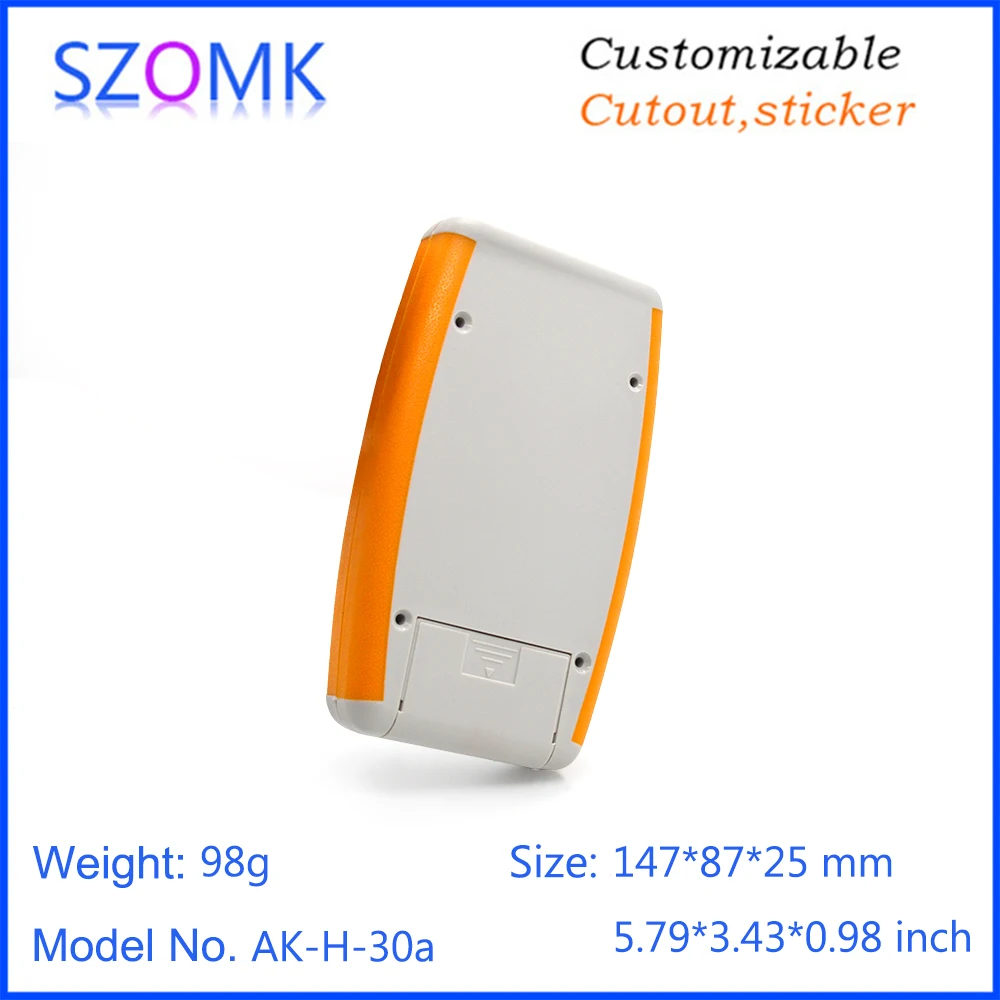 szomk 5V battery handheld plastic enclosure electronics junction box GPS tracker instrument housing case keypad plastic handheld box (16)