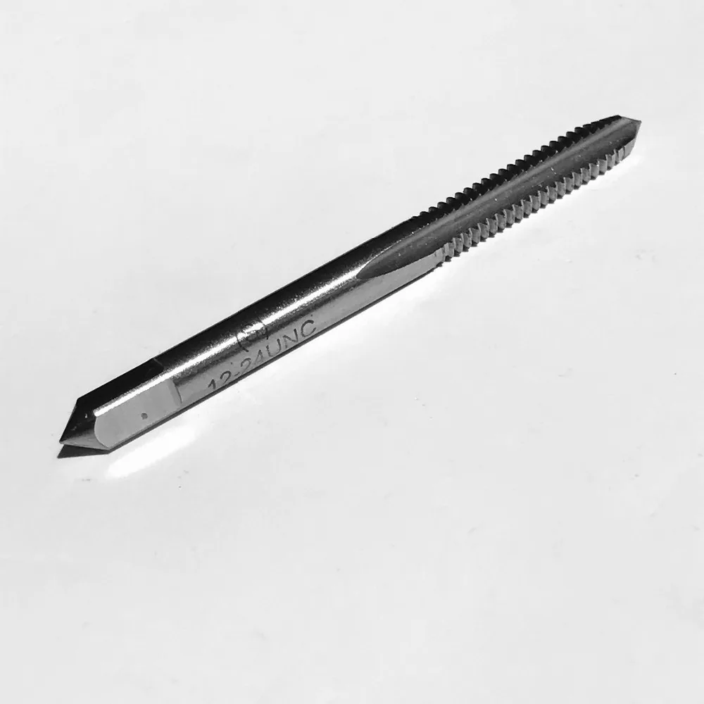 

Free shipping 1pc of UNC American standard HSS6542 made UNC 12-24 HSS machine taps straight flute for steel metal workpiece