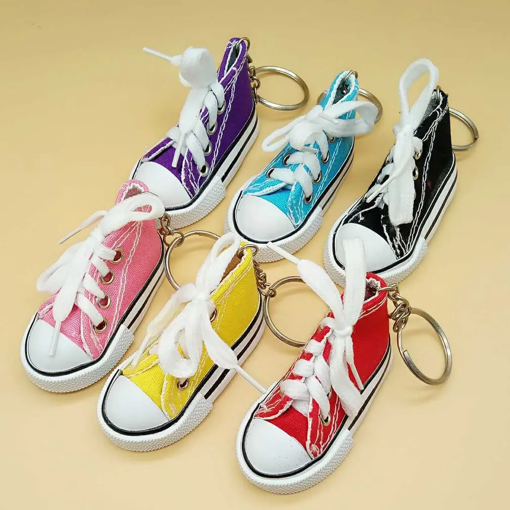 

GENBOLI Mini Keychain Bag Charm Woman Men Kids Key Ring Funny Gifts Sneaker Key Holder Accessories Shoes Key Chain