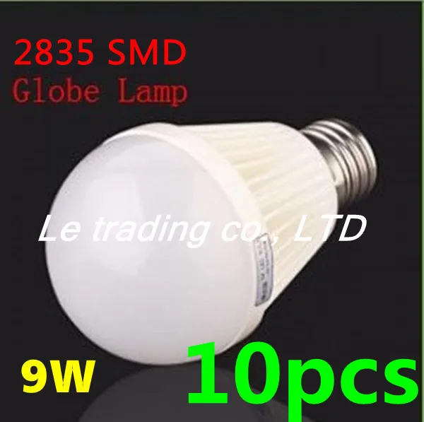 10pcs/lot E27 9W 2835SMD AC85-265V Bubble Ball Bulb High power Energy Saving LED Light Bulbs Lamp Lighting Free shipping | Лампы и