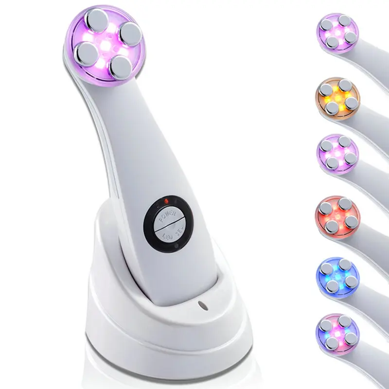 Colorfull Eletroporação Mesotherapy Massager rf Rugas Remoção Instrumento Eletrônica Nenhuma Agulha Máquina Ems