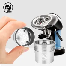 Cheap ICalifas 4pcs/set Stainless Steel Reusable Coffee Filter Refillable Capsule Cup Pod Tamper For Illy Machine Refill Cheap ICalifas 4pcs/set Stainless Steel Reusable Coffee Filter Refillable Capsule Cup Pod Tamper For Illy Machine Refill