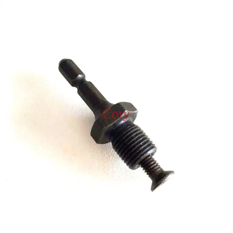 1pc Adapter To 1 2 unf 3 8 24unf Square Shank Hex Shank Male Thread W Reverse Screw For Electric Drill Chuck Tool Parts Aliexpress