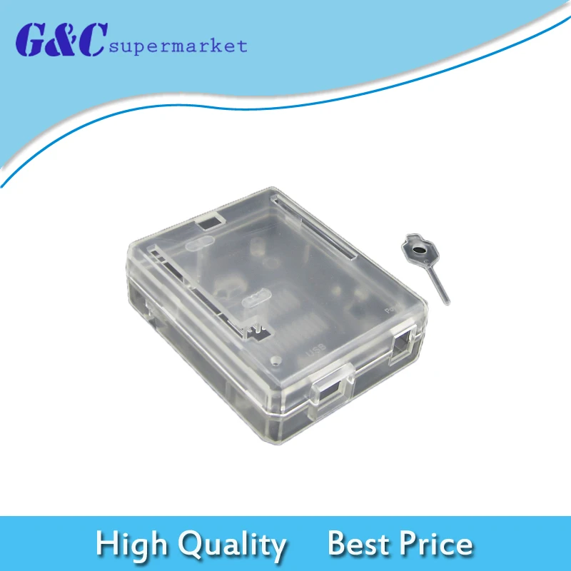 

One set For Arduino Uno Case Enclosure Transparent Clear Computer Box New