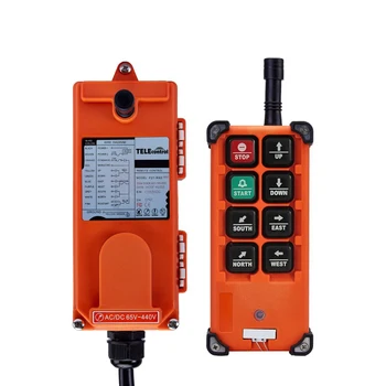 

Uting Waterproof Wireless Industrial Radio Remote Control Distance AC/ DC 110V 220V 380V 6* Buttons for Construction Crane Lift