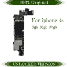 8 ГБ/16 ГБ/32 ГБ для iphone 4s материнская плата с IOS оригинальная разблокированная для iphone 4 S материнская плата с чипами