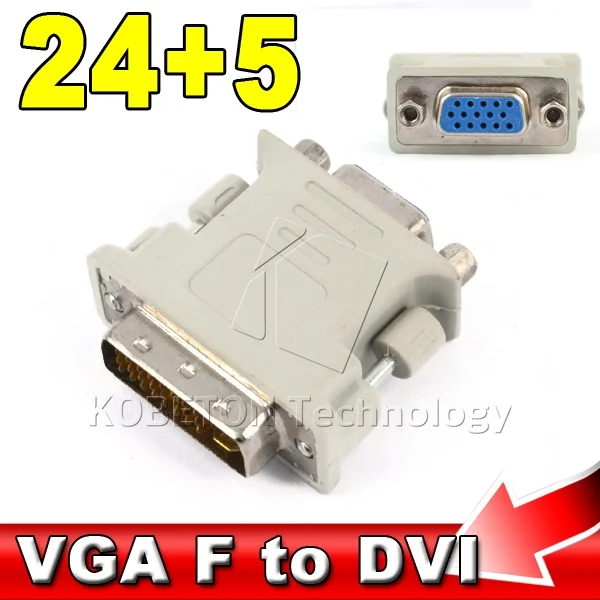 

Newest DVI 24+5 Male to VGA Female Converter VGA to DVI adapter VGA Adapter Convertor