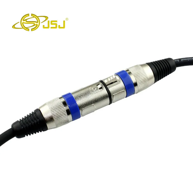 JSJ XLR Cable Male to Female M / F Audio Cable For Microphone Mixer TPE Material + OFC Copper free shiiping 0.5m-10m JSJ XLR Cable Male to Female M / F Audio Cable For Microphone Mixer TPE Material + OFC Copper free shiiping 0.5m-10m
