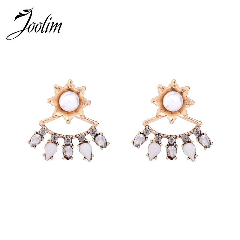 

JOOLIM Jewelry Wholesale/2017 2 in 1 Convertible Earring Jackets For Women Accessories Dropshipping