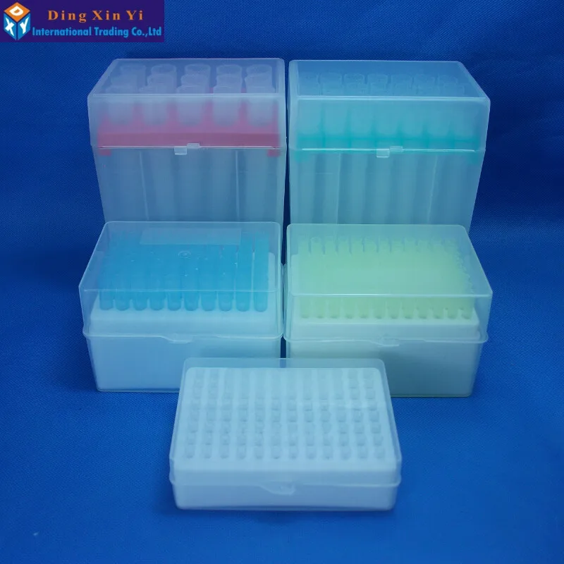 Plastic Pipette box 96vents box + 96pcs 10ul pipette tips