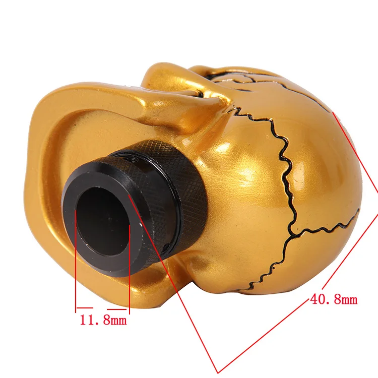 Posbay головка черепа ручка переключения рулевого механизма автомобиля рычаг переключения передач ручная коробка передач автомобиля аксессуары для интерьера ручной тормоз крышка