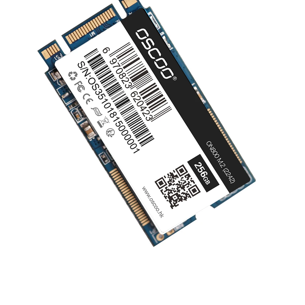 OSCOO SSD M2 NGFF/M.2 2242 твердотельный диск для ноутбука 64 Гб 128 ГБ 256 ГБ твердотельный диск высокая скорость SATA3