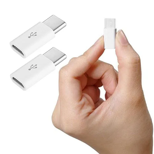 

2 Pcs Micro USB to Type-C Data Charging Adapter for Phone Nokia Meizu Google