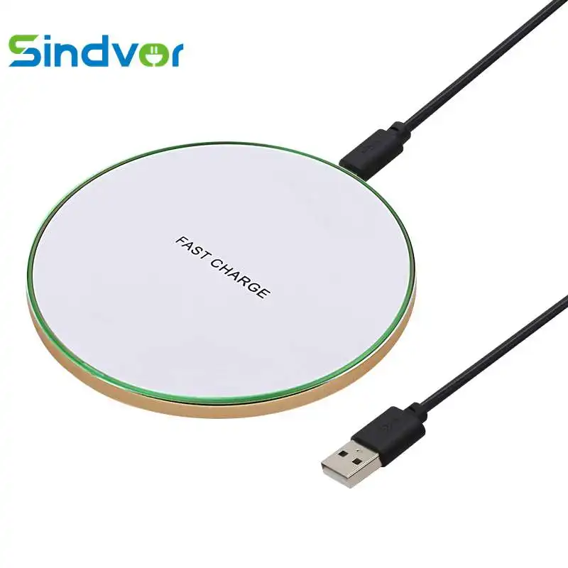 

10W Fast Wireless Charger For Samsung Galaxy S9 S9 Plus S8 S7 Note 9 S7 Edge USB Qi Charging Pad for iPhone XS Max XR X 8 Plus