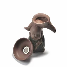 Пинни высокое качество монашеская керамика чайные ситечки ручной работы чайный лист фильтр для специй аксессуары для чайной церемонии китайские чайные наборы кунг-фу