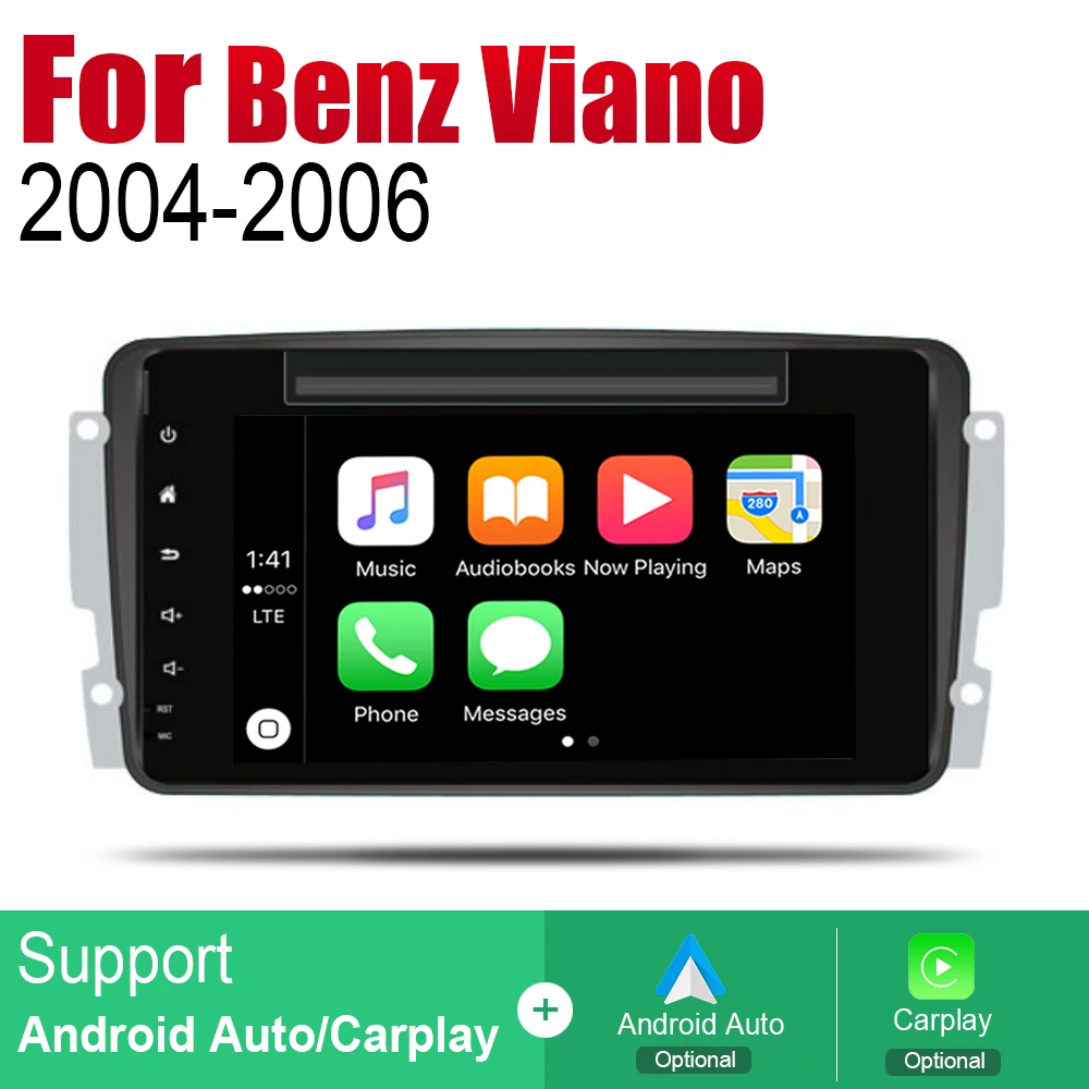 Discount AutoRadio 2 Din Android Car DVD Player For Mercedes Benz Viano 2004~2006 NTG GPS Navigation BT Wifi Map Multimedia system Stereo 2