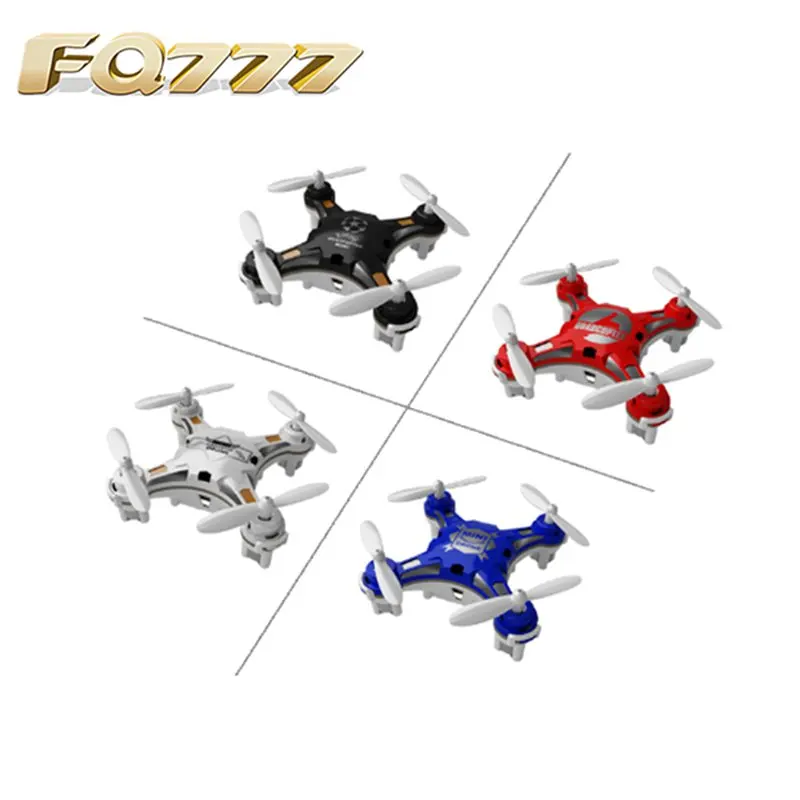 FQ777 124 Карманный Дрон 4CH 6 осевой гироскоп Quadcopter с переключателем управления ler RTF