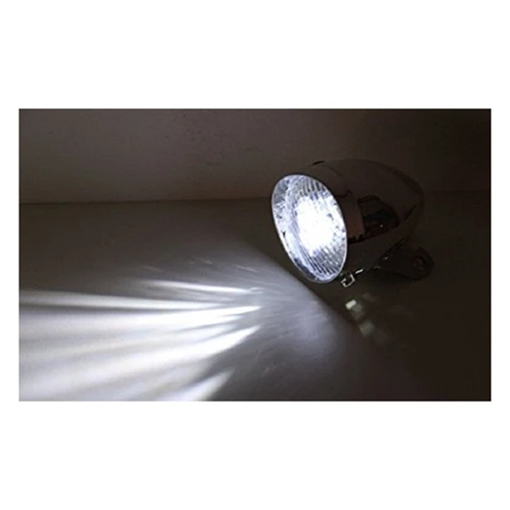 Ретро Аксессуары для велосипеда передний светильник винтажный 3LED головной светильник(серебро
