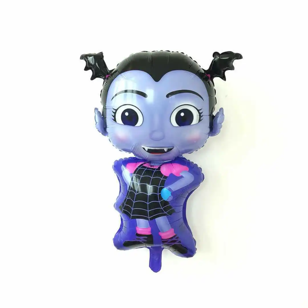 1 шт. Vampirina воздушный шар Принцесса Маленькая девочка фигурка игрушки детский день рождения украшение воздушный шар Batwomen шарик для девочек - Цвет: 1pcs