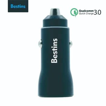 Bestins Car USB Charger Quick Charge 3.0 Mobile Phone Charger Dual USB Fast QC 3.0 for iphone X 78 Samsung Note S8 9 Car Charger