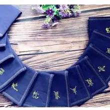 12 зодиака ручной вышитый мужской и женский платок хлопковый носовой платок