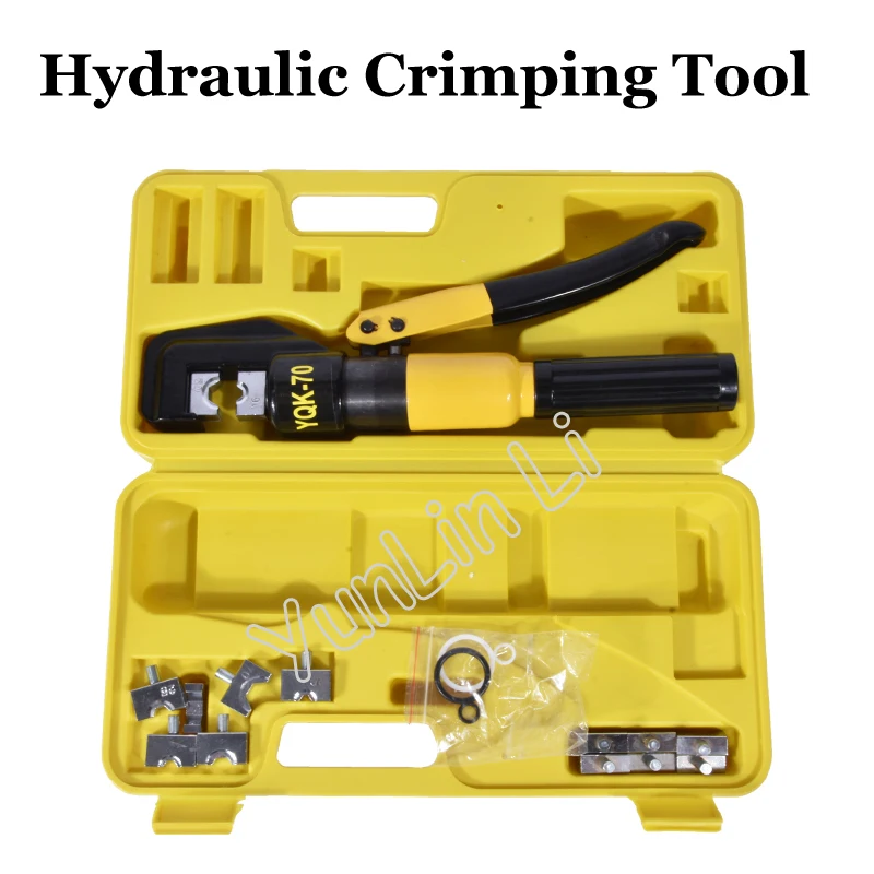 Hydraulic Crimping Tool Crimping Plier Range 4-70MM2 Pressure 5-6T Hydraulic Compression Tool hydraulic crimping tool hydraulic crimping plier hydraulic compression tools yqk 70 range 4 70mm pressure 6t