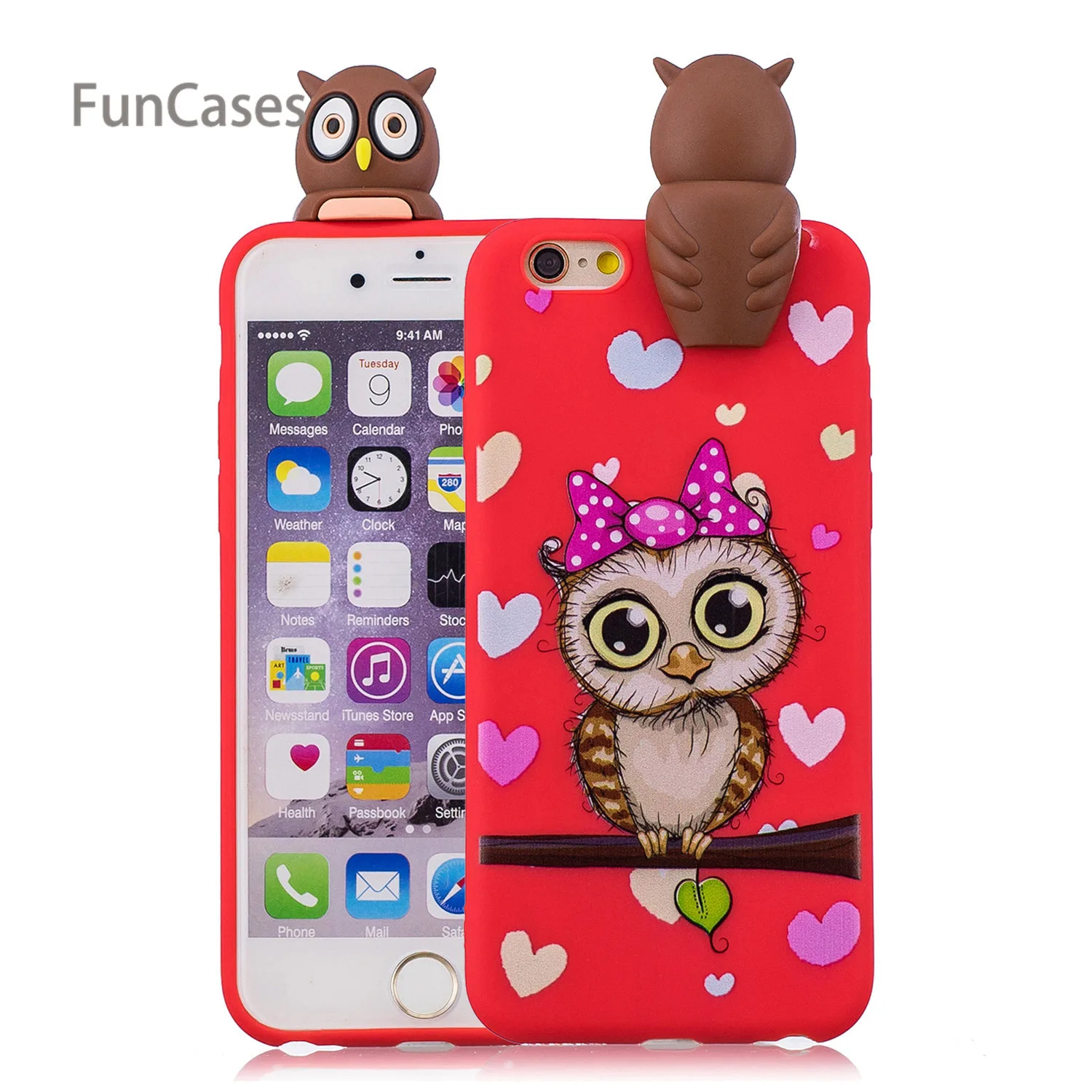 Handsome Owl Phone Case sFor Ajax iPhone 6 Soft TPU Phone Case