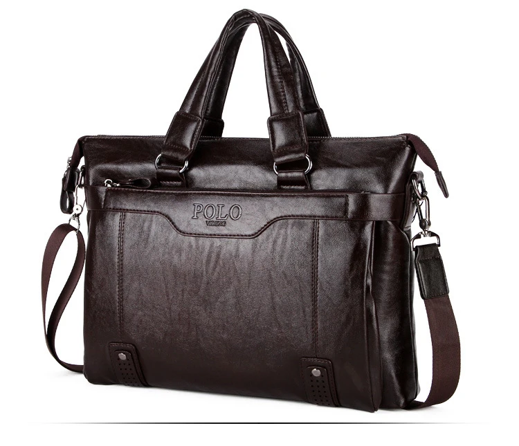 MYOSAZEE, известный бренд, мужской модный простой деловой портфель, мужская сумка из искусственной кожи, сумка для ноутбука, повседневные мужские дорожные сумки на плечо