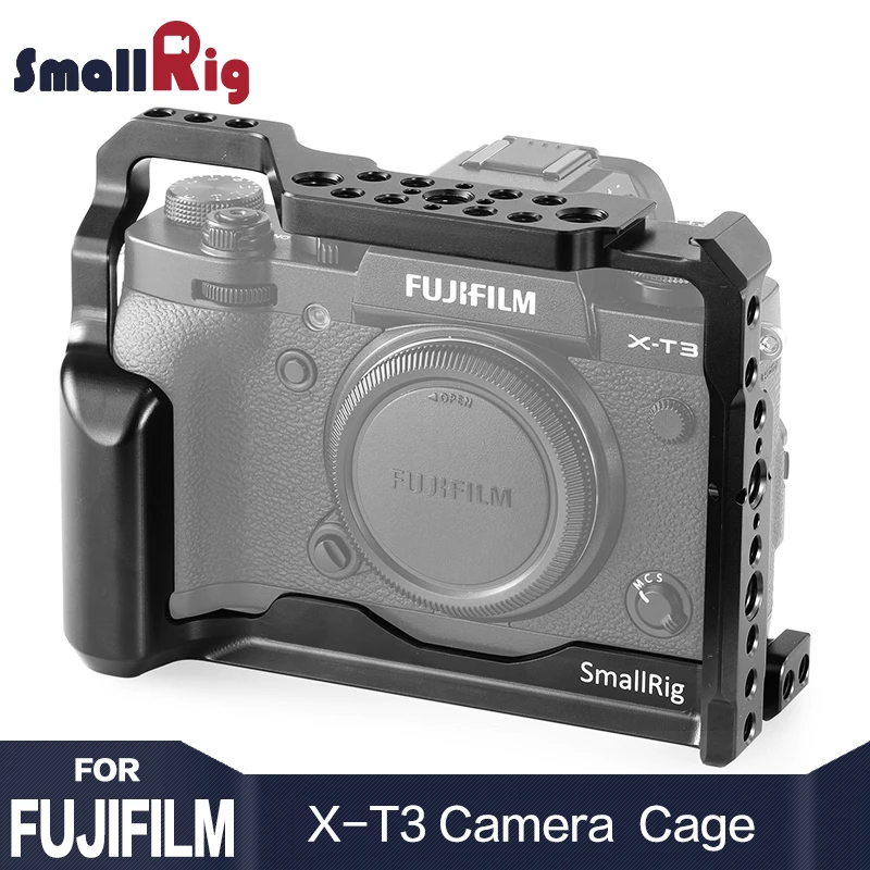 

SmallRig DSLR Camera Cage for Fujifilm X-T3 X T3 and X-T2 Camera feature with Nato Rail Handle Grip fujifilm xt3 Cage 2228