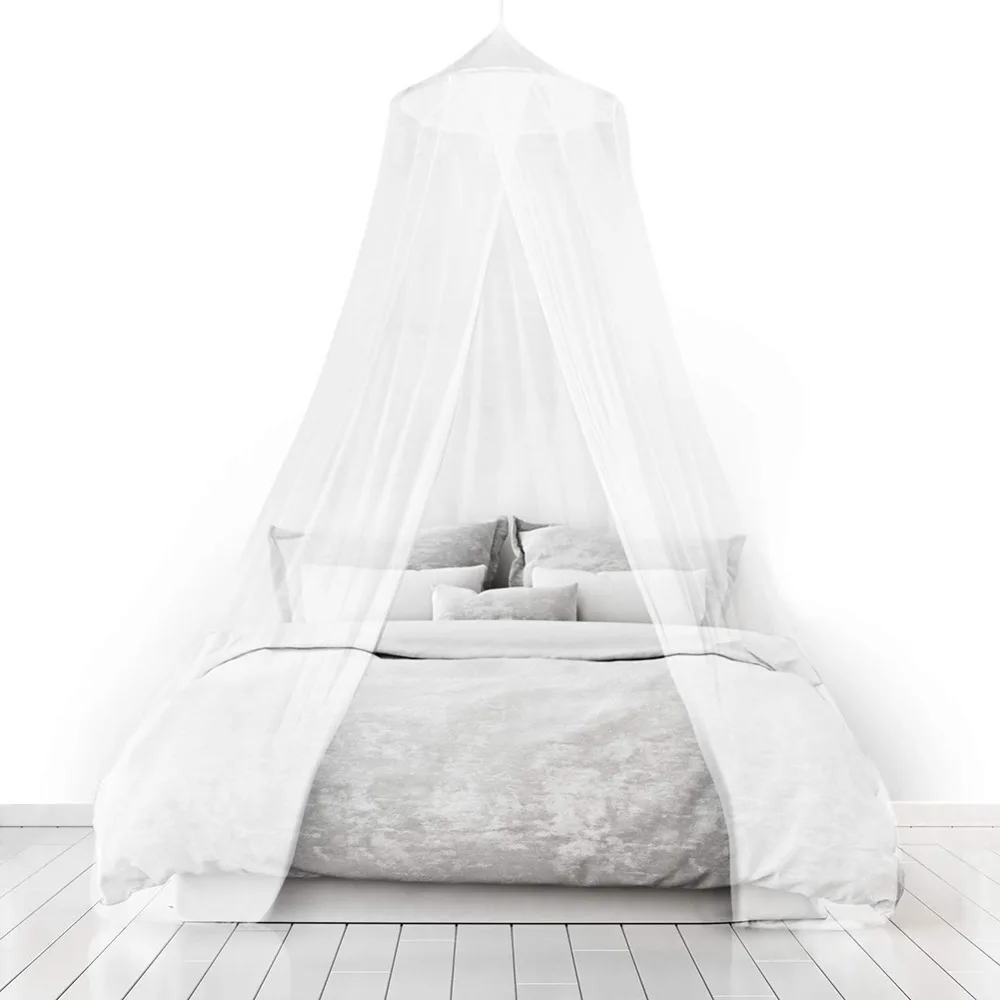 white mosquito netting