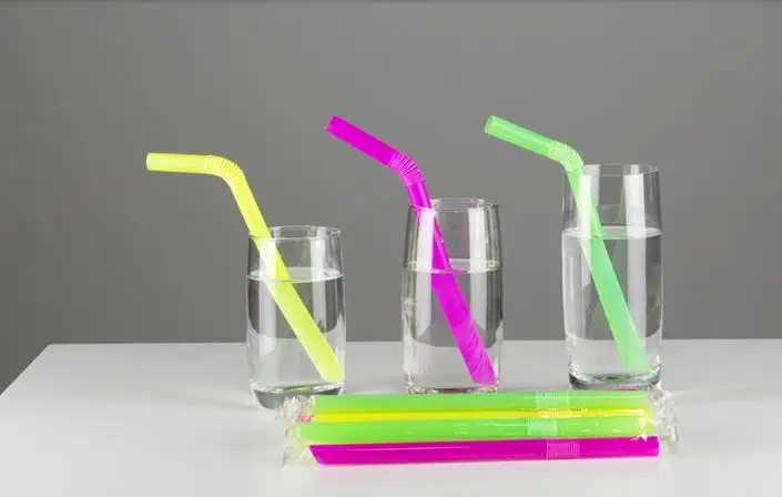 

5000 Pieces 12*210mm Wrapped Wide Fat Drinking Straw Extendable Flexible Straws for Shakes Boba Bubble Smoothies Disposable