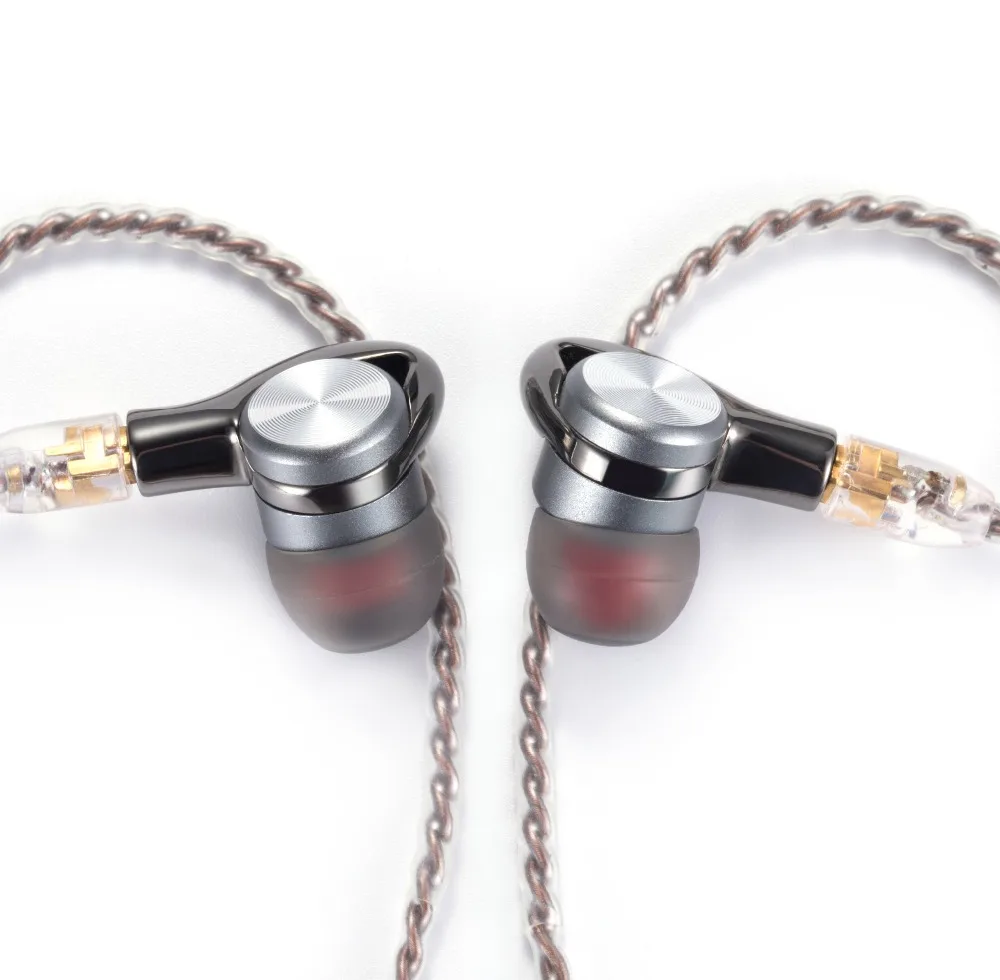 Новые гибридные наушники Paiaudio DM1 1BA с 1 динамическими наушниками