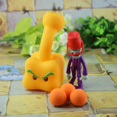 [Новинка] PVZ Растения против Зомби Peashooter ПВХ фигурка аниме модель игрушки подарки игрушки для детей Высокое качество Запуск растений - Цвет: 17