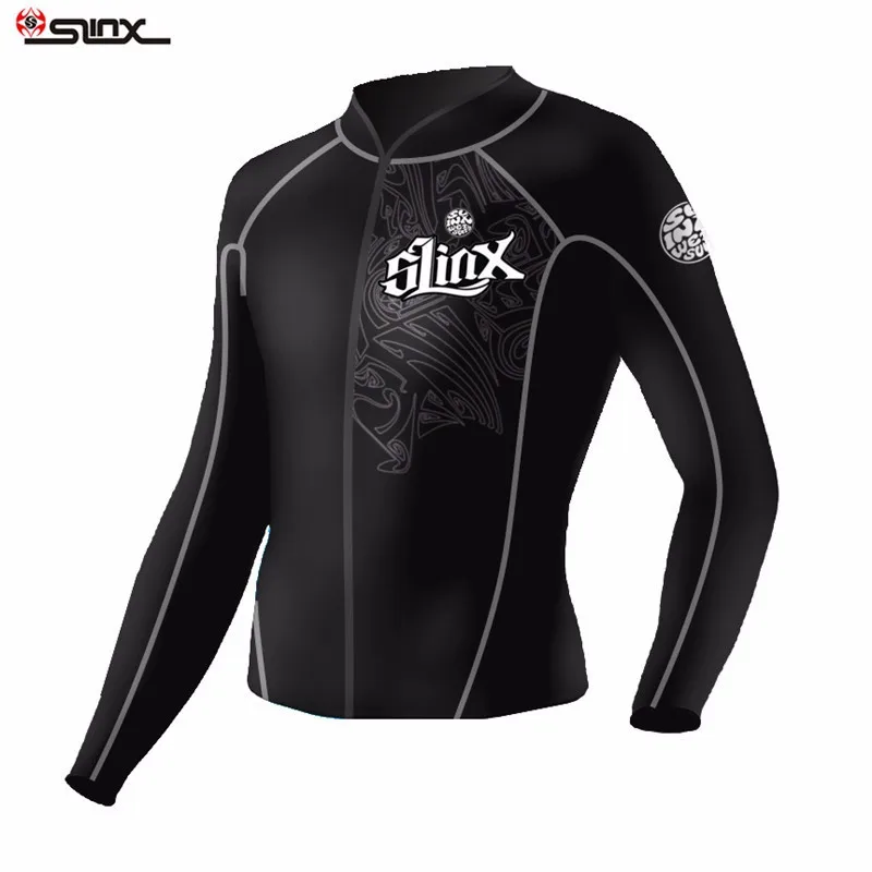 SLINX-2mm-Neoprene-Long-Sleeve-Man-Wetsuit-Jacket-Scuba-Diving-Wet-Suit-Surfing-Rafting-Warm-Bodysuit