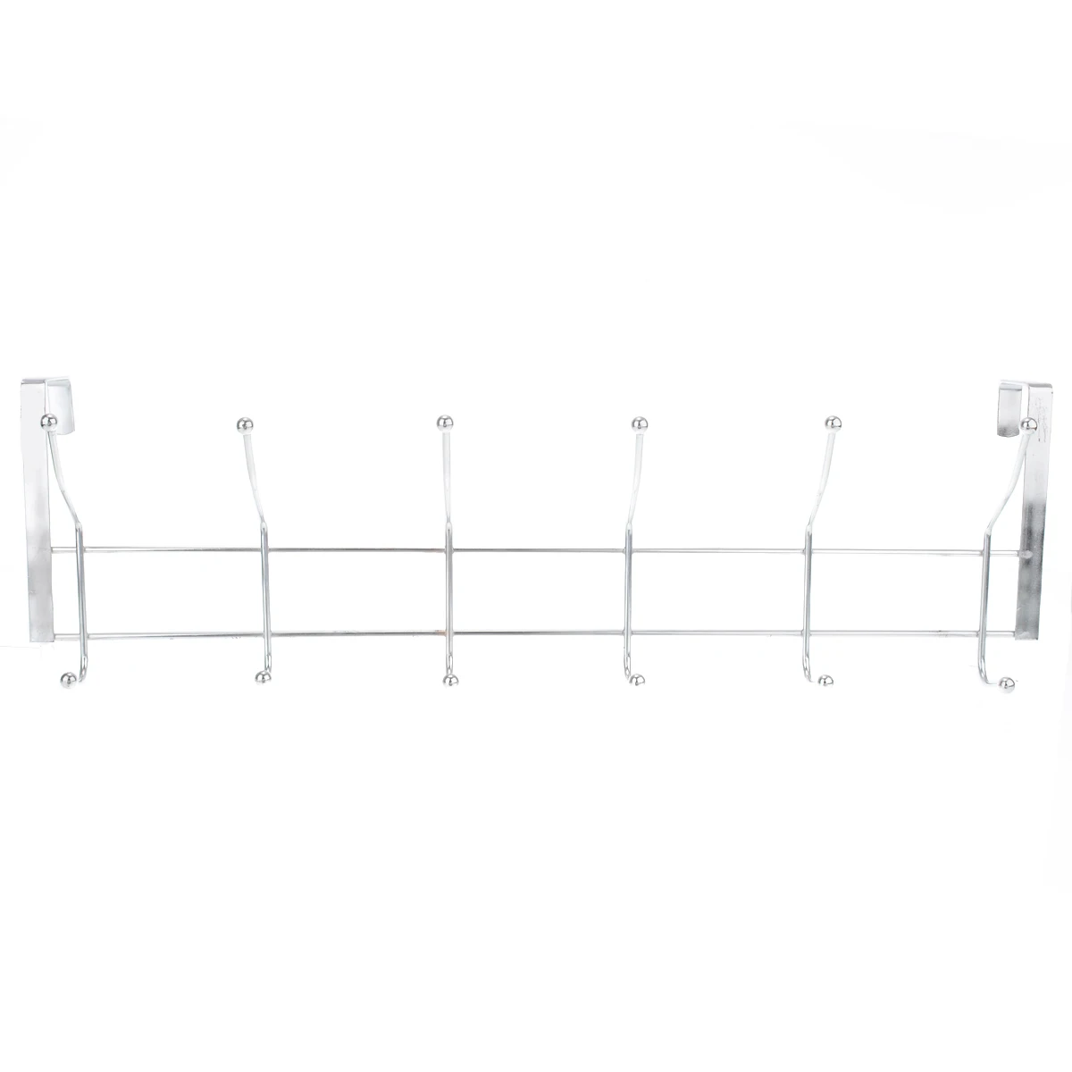 Over Door Hanger Coat Hat Clothes Bag Rack Wardrobe Wall Organizer 12 Hooks For Kitchen Room Storage Supplies