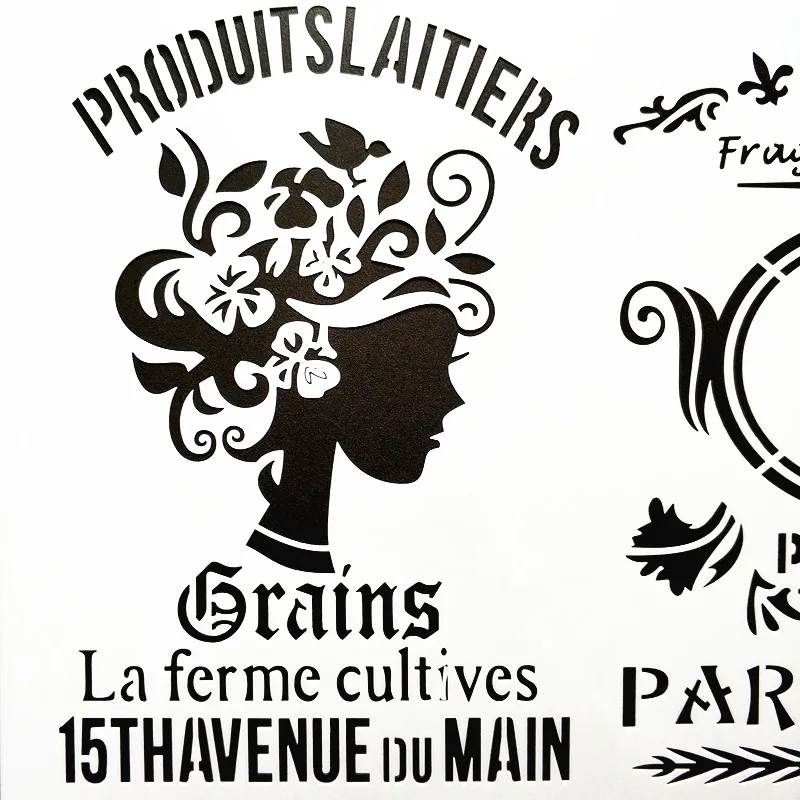 DIY Craft A4 Size Art Stencil Template For Wall Painting Scrapbooking Stamping Photo Album Decorative Embossing Paper Cards DIY Craft A4 Size Art Stencil Template For Wall Painting Scrapbooking Stamping Photo Album Decorative Embossing Paper Cards