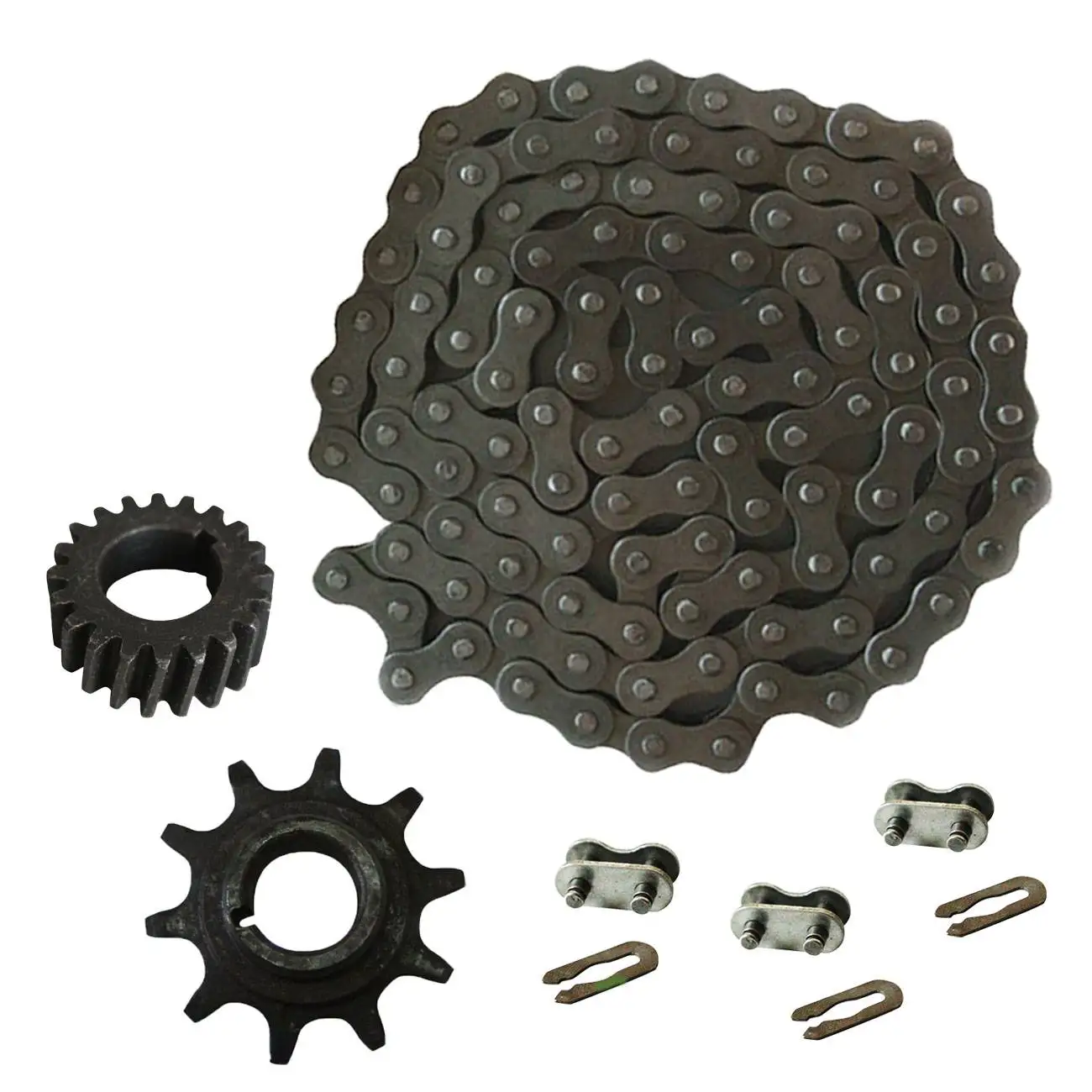 415 Chain /& Chain Tensioner /& Drive Sprocket For 49cc 80cc Motorized Bicycle.