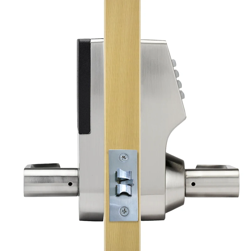 LACHCO Hide Key Digital Keypad Remote Control Password Code Spring Bolt Access Smart Electronic Door Lock Intelligent SL16086RM