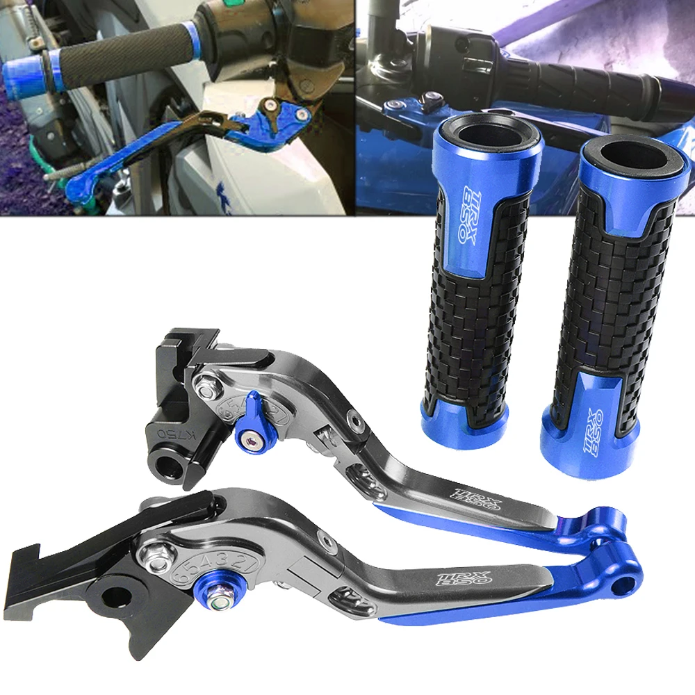 

Motorbikes CNC Aluminum Clutch Brake Pivot Levers Handlebar Handle Grips sets For YAMAHA TRX850 TRX 850 1996-2000 1997 1998 1999
