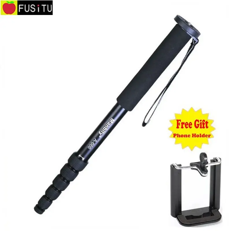 

Manbily A-666 Professional Portable Camera Unipod Video Monopod for DSLR Camera DV Lightweight Monopod Max 71''